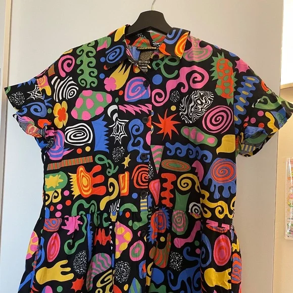 Nooworks NWT Eloise Party Mix dress size L dress with sleeves - Picture 3 of 5